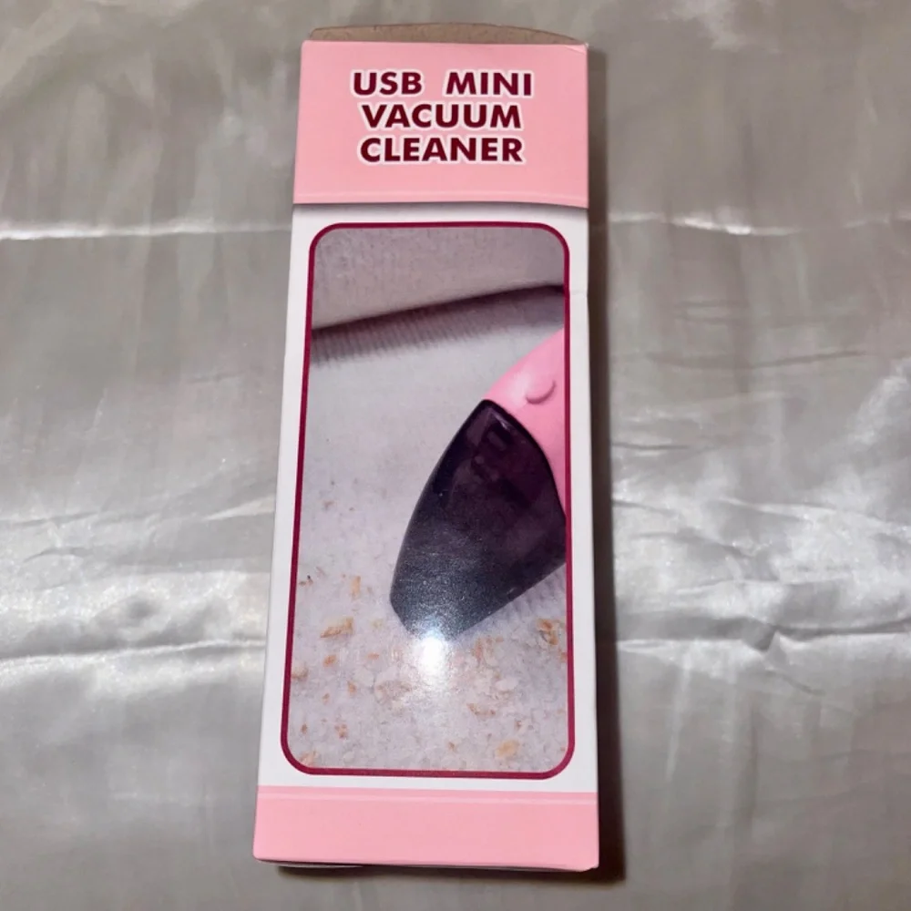 USB Mini Vacuum Cleaner (pink)